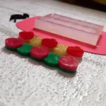 گیره مو انار دولایه (دایره-مربع-5ضلعی) - تصویر 3