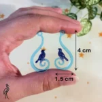 قالب گوشواره پرنده و پیچک - تصویر 2